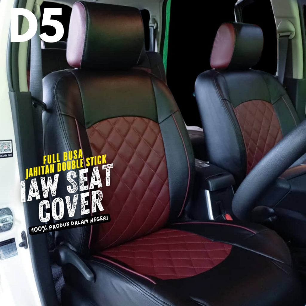 SARUNG JOK MOBIL AVANZA/XENIA 2016-2021 3 BARIS BAHAN MBTECH KUALITAS PREMIUM DAN KENYAMANAN MAKSIMA