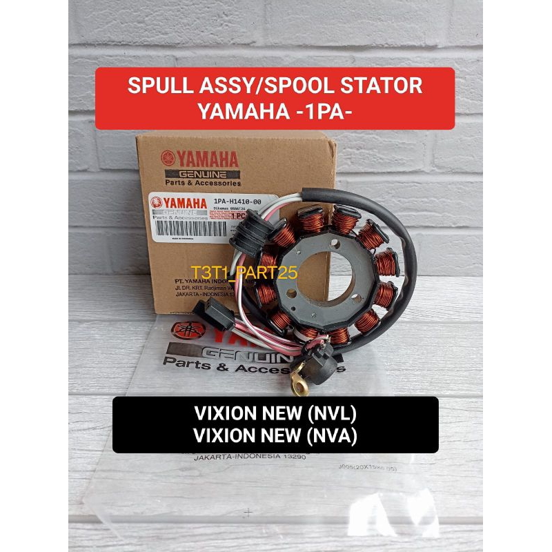 Spul Assy (1PA) spool stator Vixion new NVA/Vixion new NVL (new Vixion lightning/advance)