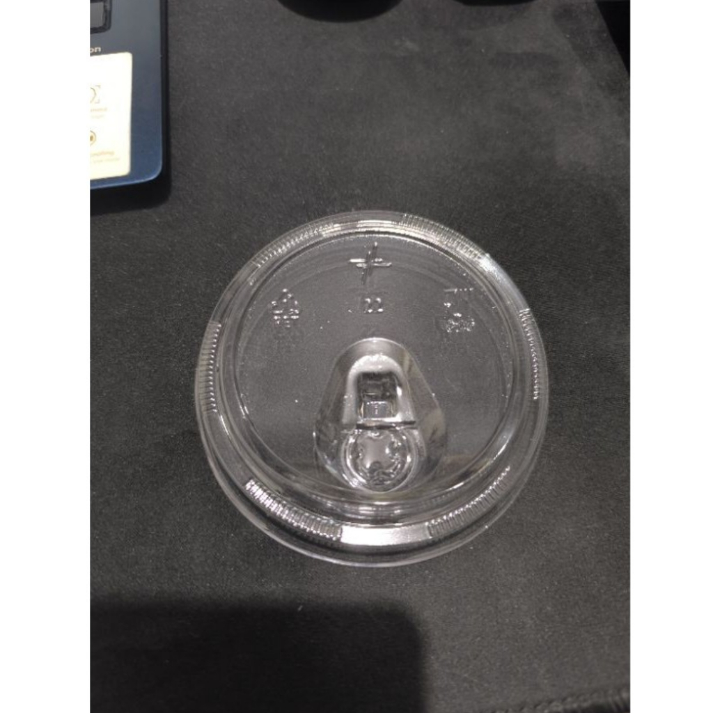 Tutup Gelas Strawless Lid Cup Starindo isi 50pcs Sippy Lid PET Tutup Gelas Plastik Tanpa Sedotan (92