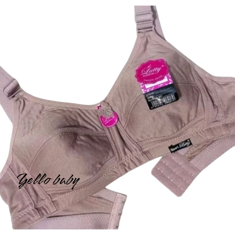 bh wanita katun lembut 3 kait ukuran 40-46