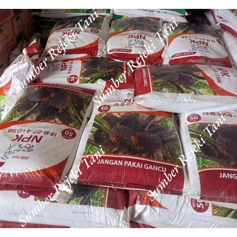 Pupuk Npk Pak Tani 13-8-27-4+0,5B 50 Kg