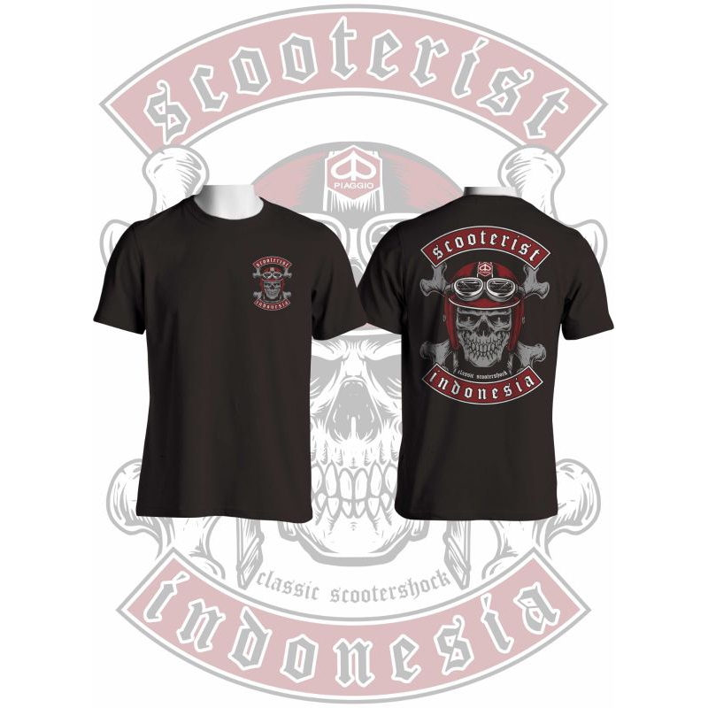 Baju Vespa Original Kaos Vespa Extreme Independen Baju Scooterist Klasik Indonesia