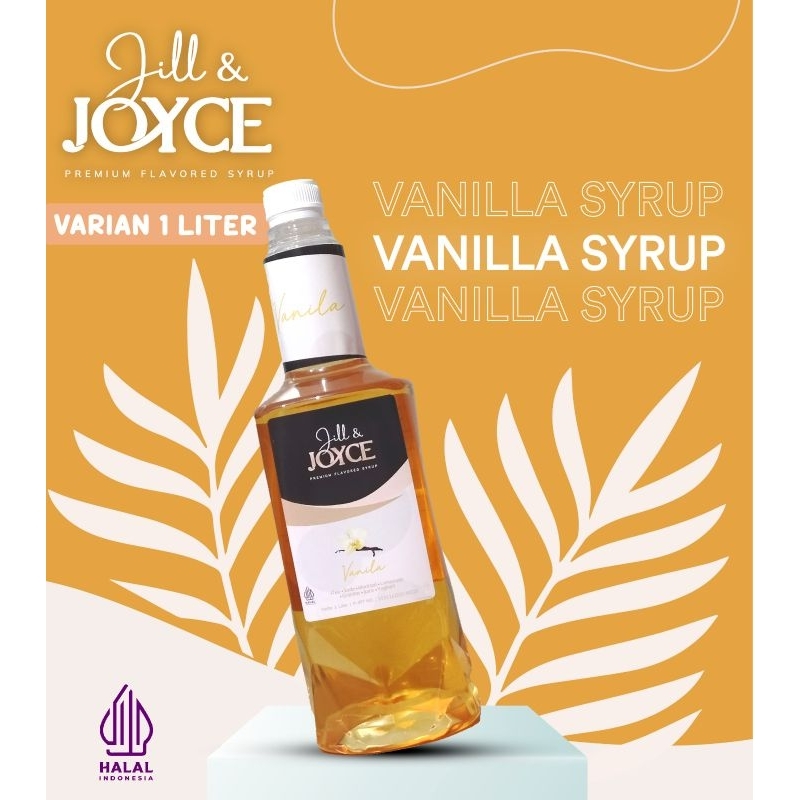 

JILL & JOYCE Vanila Syrup 1Liter