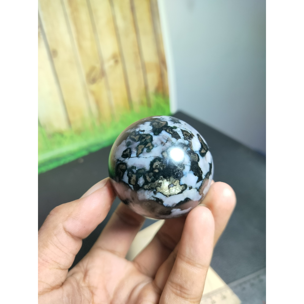 Natural Indigo Gabbro Sphere (5)