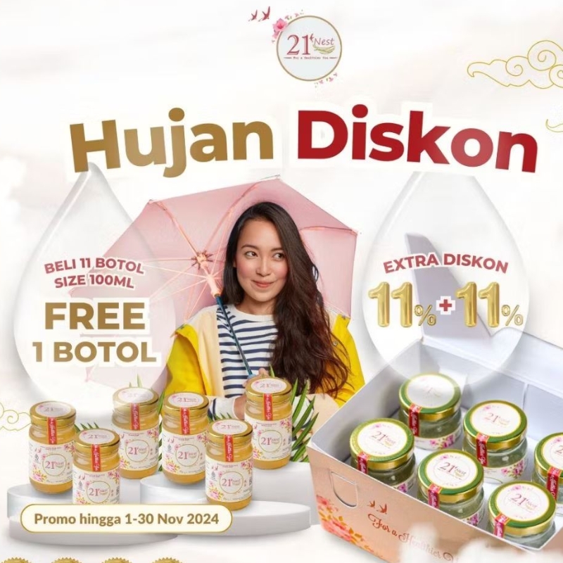 

PROMO NOVEMBER 21NEST Minuman Sarang Burung Walet