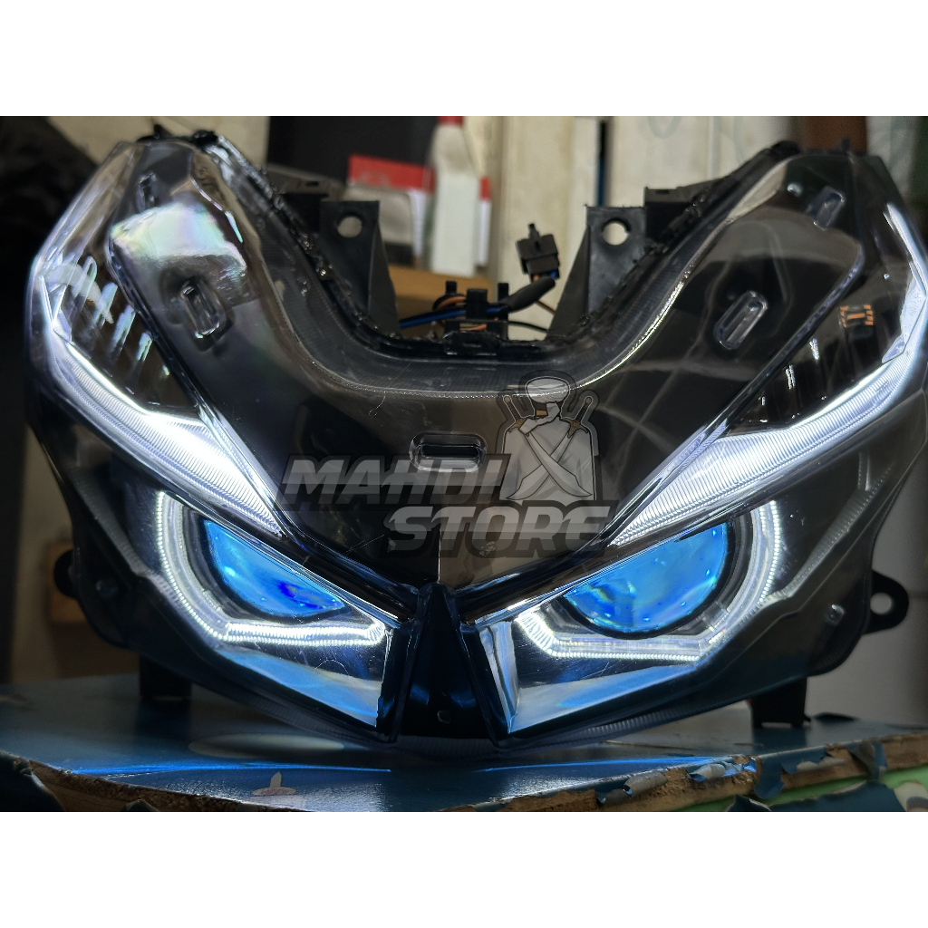 Custom Headlamp Reflektor Lampu Vario 125 150 OLD NEW LED PROJIE BILED WST 2.5inch AES NOT SNIPER DA