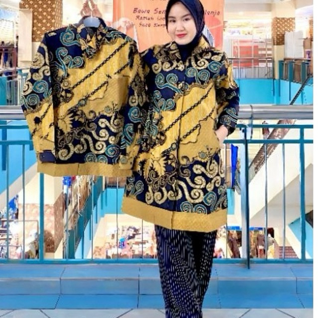 DIOBRAL.BATIK WANITA TUNIK DAN BLUS FULL TRIKOT