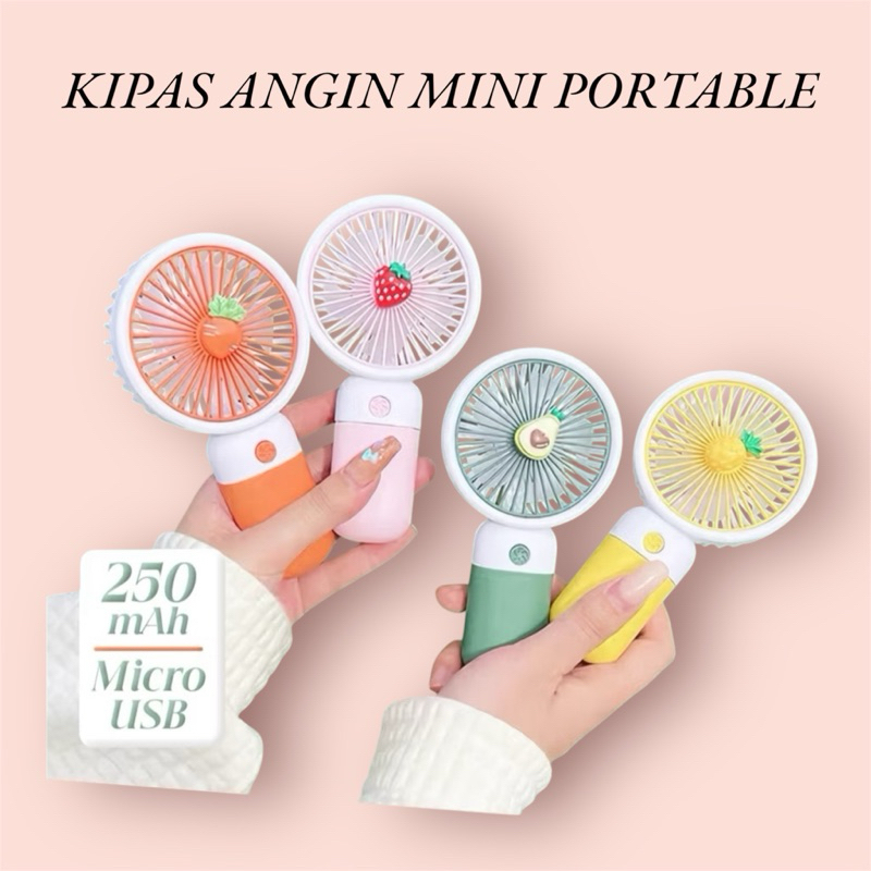 KIPAS ANGIN MINI PORTABLE | KIPAS GENGGAM TANGAN | KIPAS ANGIN PORTABLE MURAH