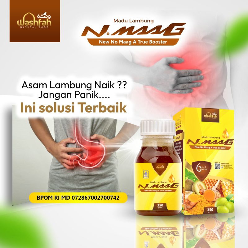 

Madu Lambung Nomaag 6in1 – Herbal Ampuh untuk Maag & Asam Lambung Tinggi, 100% Original
