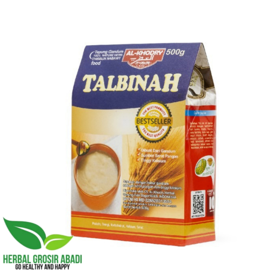 Tepung Gandum Asli Talbinah Al-Khodr 500 Gr | Membantu Mengatasi Maag & Asam Lambung | Talbinah Tepu