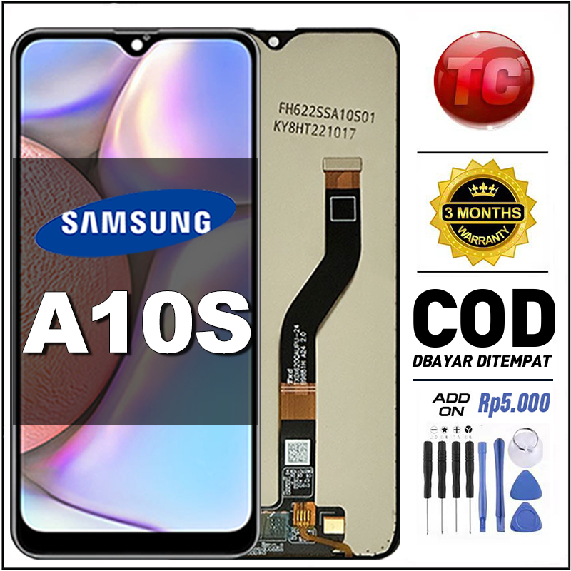 LCD SAMSUNG A10S Original 100% Fullset Asli Ori Touchscreen Compatible For Glass Touch Screen Digiti