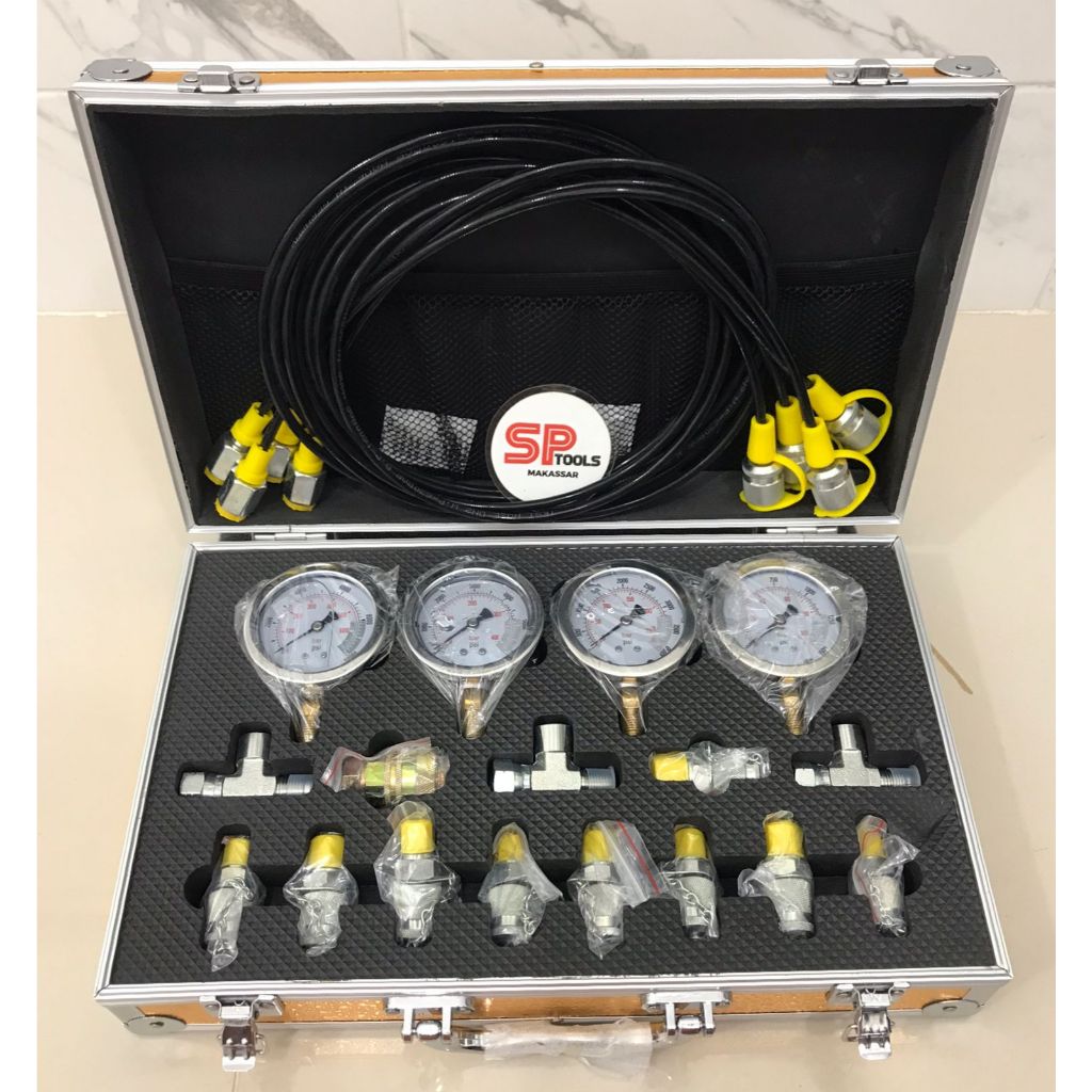 HYDRAULIC PRESSURE GAUGE TEST ALAT BERAT / TESTER KIT EXCAVATOR WIPRO EPG-06