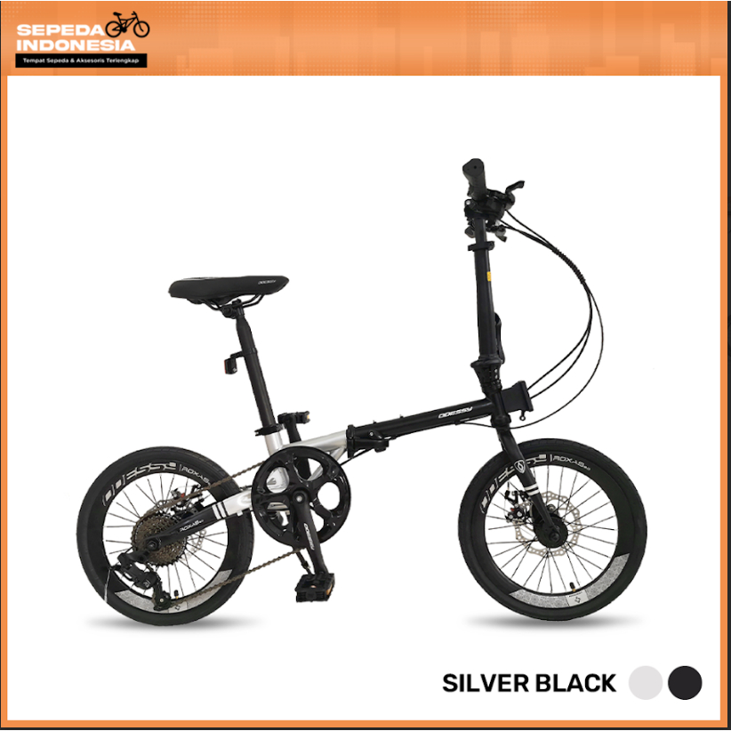 SEPEDA LIPAT ODESSY ROXAS ukuran 16inch Bahan Chromoly - 8 Speed|BS