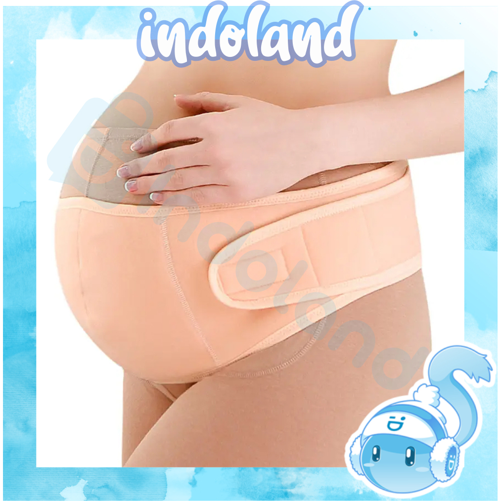INDOLAND Korset Hamil Stagen Penyangga Perut Ibu Hamil Cokelat Muda R1148