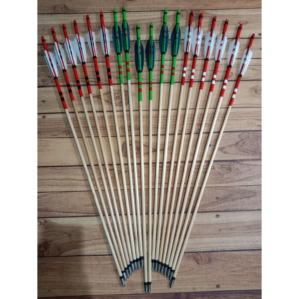Arrow Spruce Cressting Vanesh Entok 4 inci | Olahraga Panahan Tradisional Archery