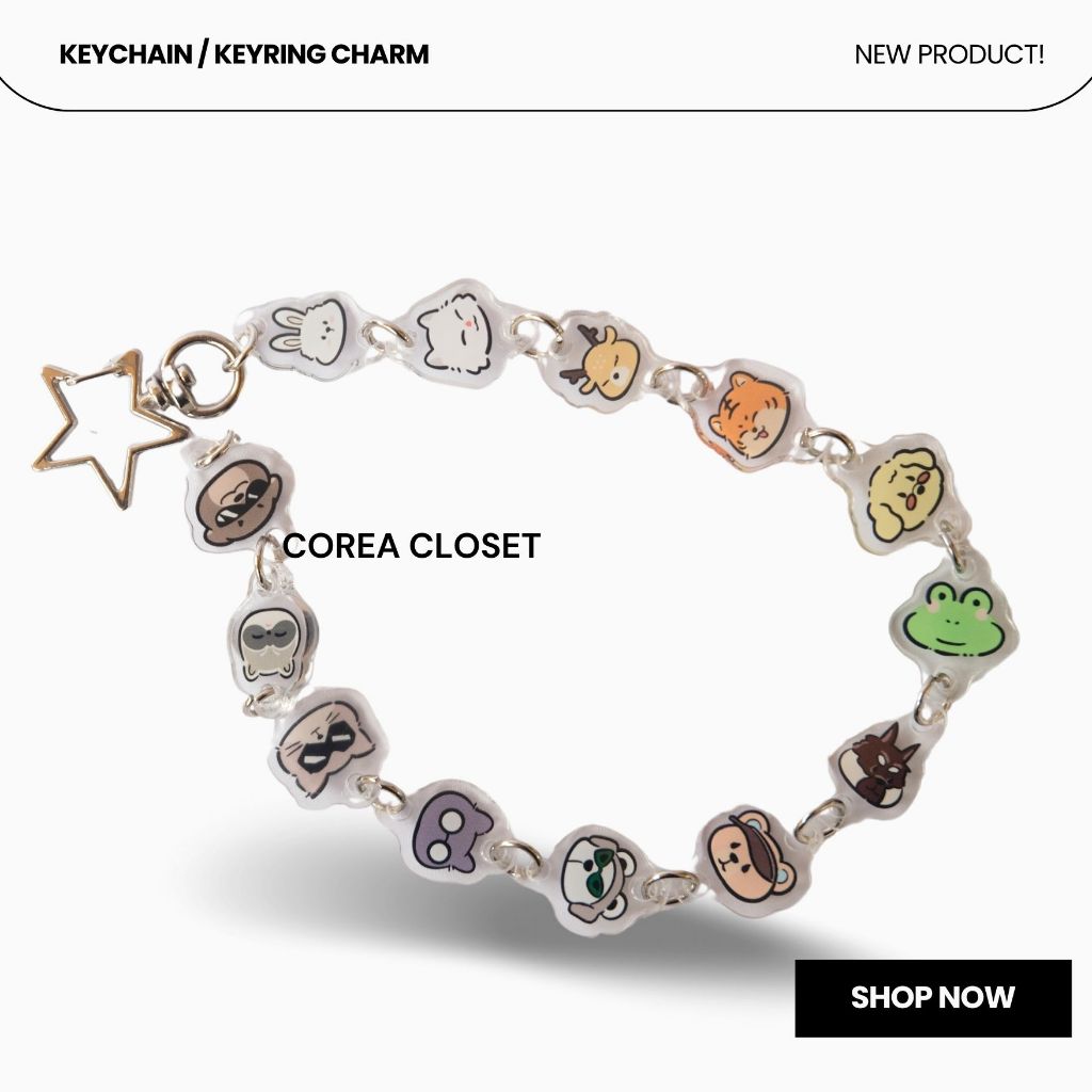 READY STOCK LAST STOCK SEVENTEEN KEYCHAIN KEYRING CHARM OT13 CARAT GANTUNGAN CHIBI SEVENTEEN