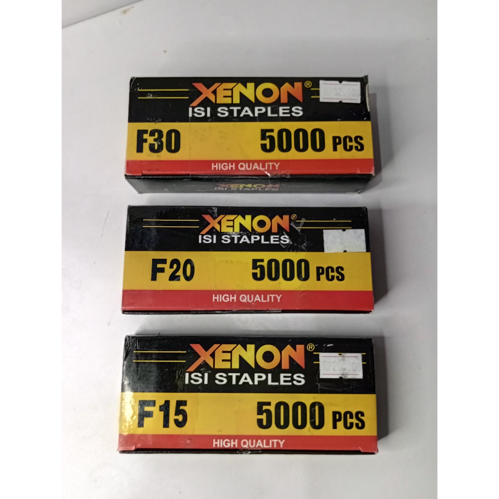 

( 1 BOX ) ISI STAPLES MESIN PAKU TEMBAK / REFILL AIR NAILER STAPLER GUN XENON