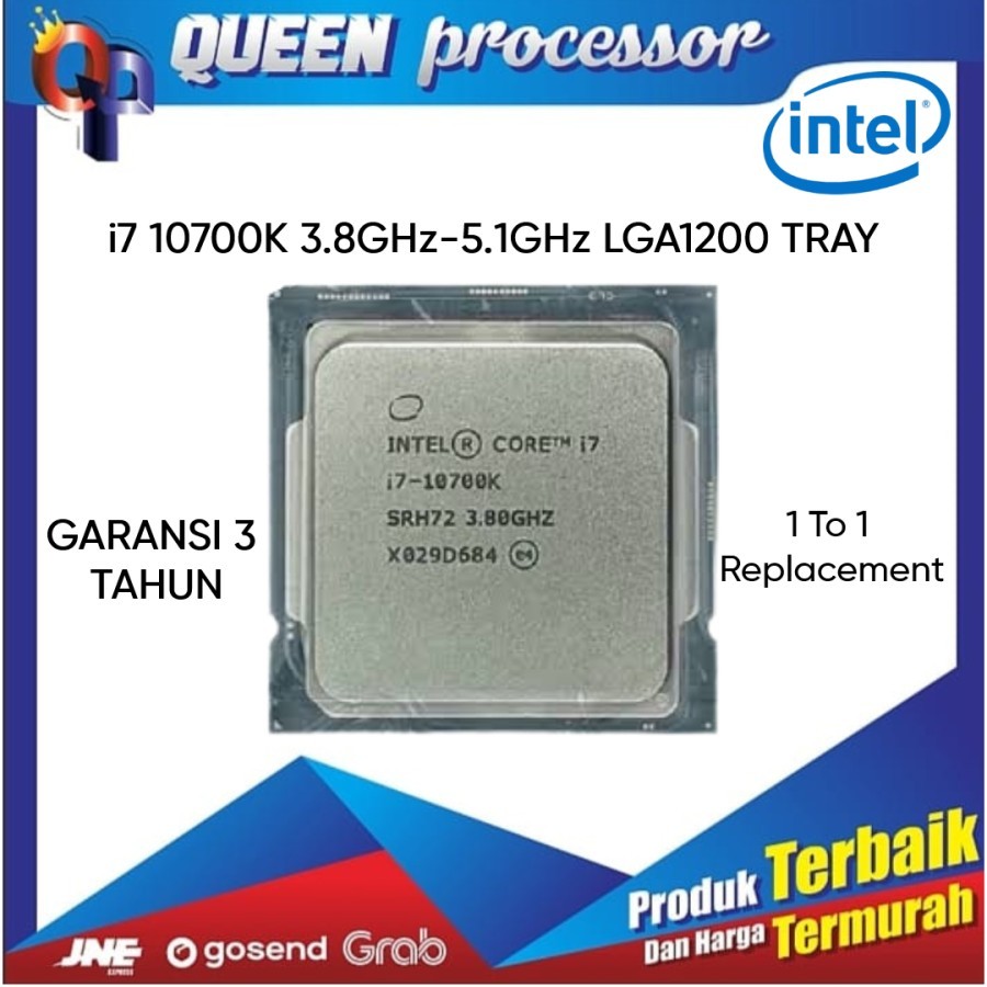 Processor Intel core i7 10700K 3.8 GHz TRAY Socket 1200