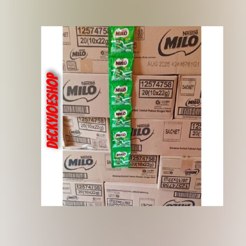 

Milo Activ go sachet 1 dus isi 20 renceng