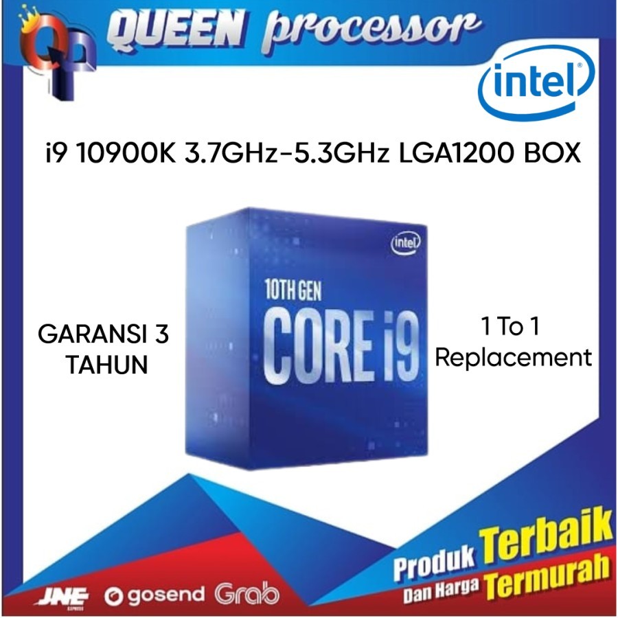 Processor Intel core i9 10900K 3.7 GHz BOX Socket 1200 new