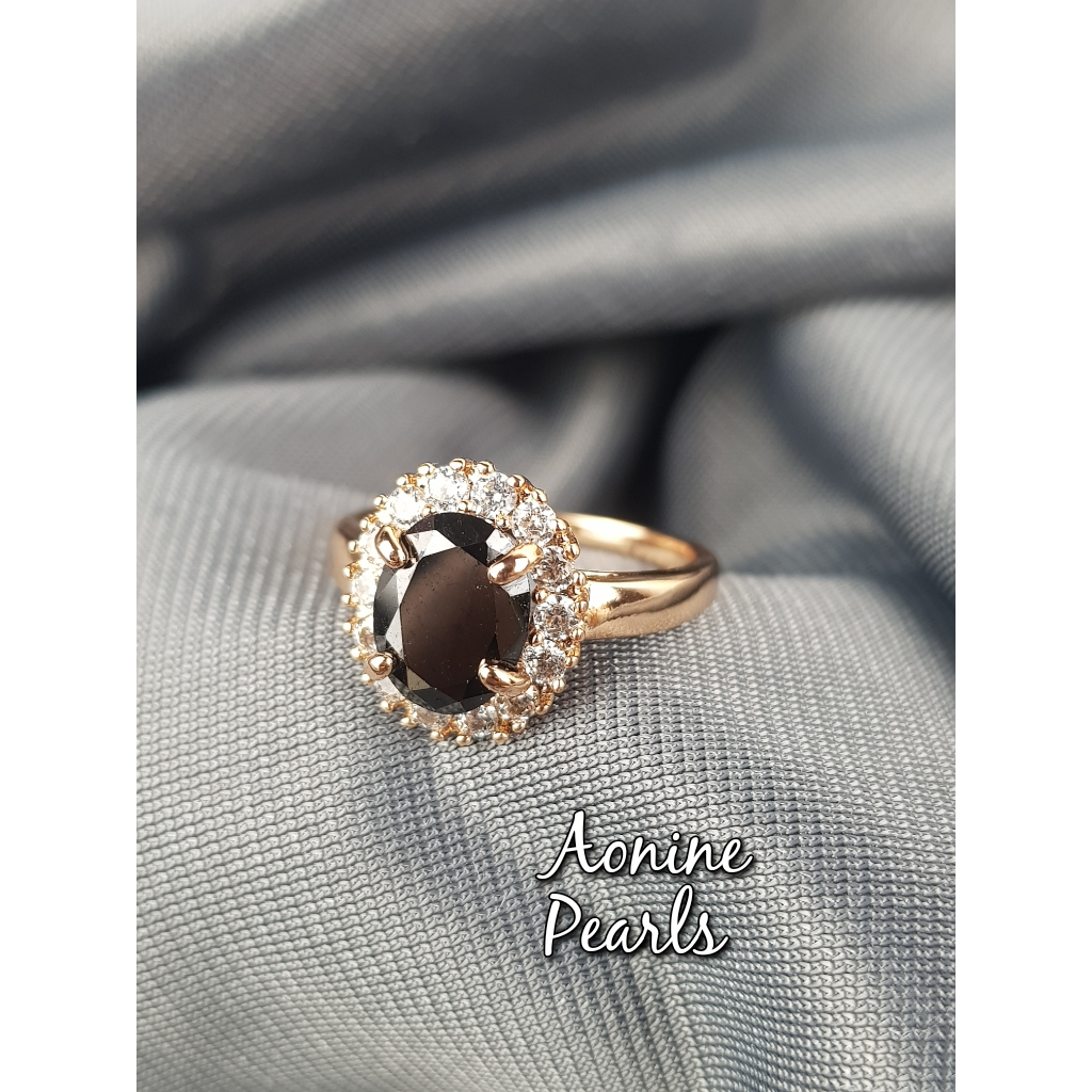 Aonine Pearls - Cincin Lady Diana Batu Zirconia