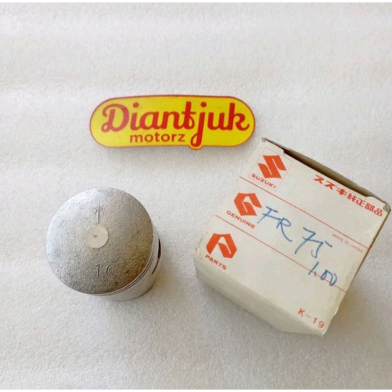 Piston Seher Oversize Os 100 Suzuki FR75 FR 75 Original Japan NOS