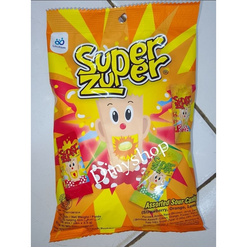 

Super Zuper Assorted Sour Candy 140 g(dinyshop)
