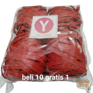 

kertas cacah / serut-parcel / shredded paper chili red 75gr