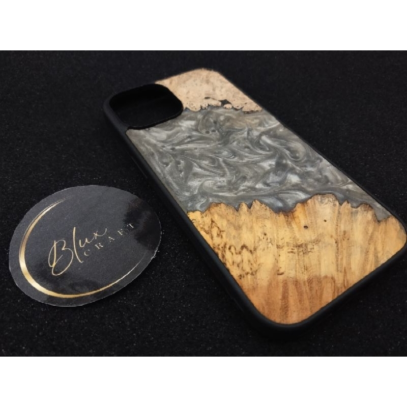 Wood & resin cases for iPhone 15 with box | iphone case | Casing iPhone | Soft Case | Soft Case iPho