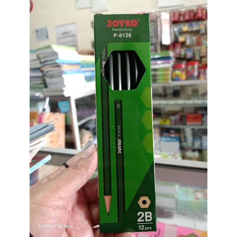 

( 1 LUSIN ) JOYKO P-8126 PENSIL KAYU 2B