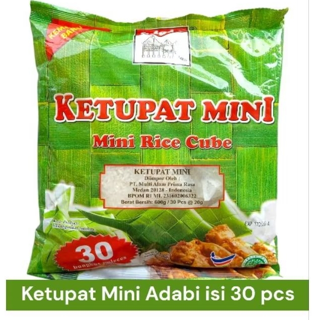 

adabi ketupat mini isi 30 pcs