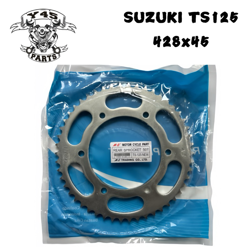 GIR GER GEAR BELAKANG SUZUKI TS 125 TS125 428 45T 50T
