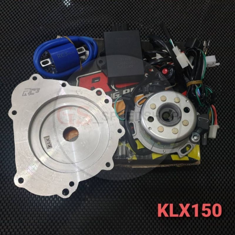 Magnet Pengapian Racing YZ RC3 Kawasaki KLX150 KLX 150 Karbu 1 set berikut Coil Koil Kumparan Pengap