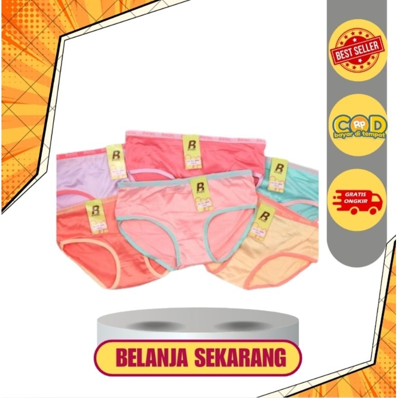 Celana Dalam Wanita Breitex CD Super Lembut Underwear Melar
