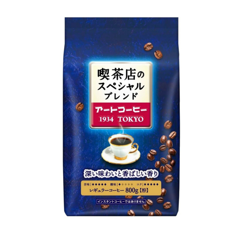 

UCC Art Coffee Cafe Shop Special Blend Deep Flavor and Fragrant Aroma Regular Coffee Powder 800 Gram