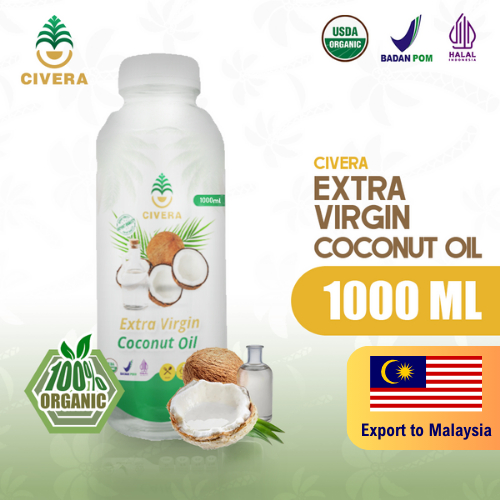 

Civera Extra Virgin Coconut Oil 1 Liter - VCO Virgin Coconut Oil