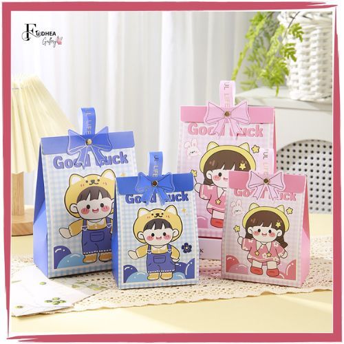 

FDG Paperbag kado / Paperbag Snack / Goodiebag Ulang Tahun Anak Lucu Mini PP40