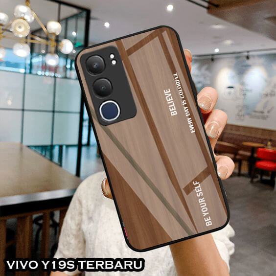 (Q73) Softcase Glass Kaca VIVO Y19S - VIVO Y29 5G TERBARU 2024 - VIVO Y19S TERBARU 2024 Case Hp Terb