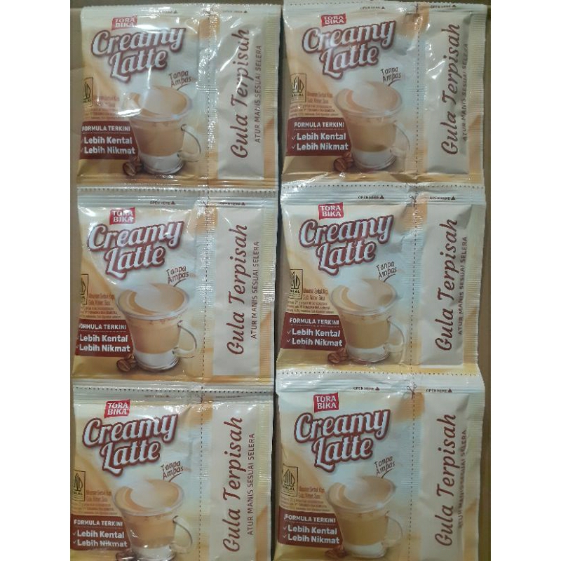 

Kopi Tora Bika Creamy Latte 1 renceng