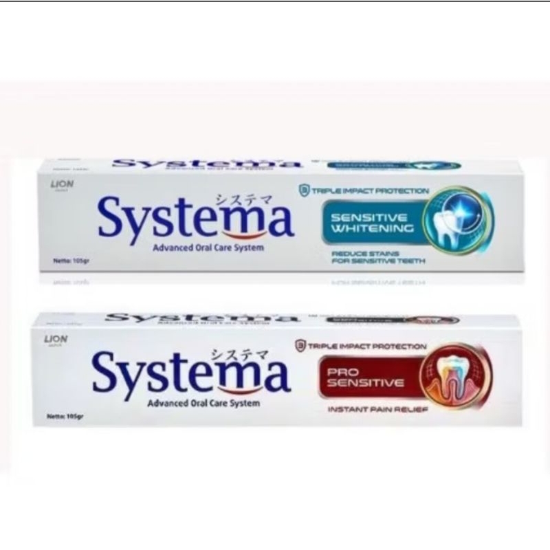 SYSTEMA Pasta Gigi Sensitive Whitening - Pro Sensitive 30gr (NO BOX)