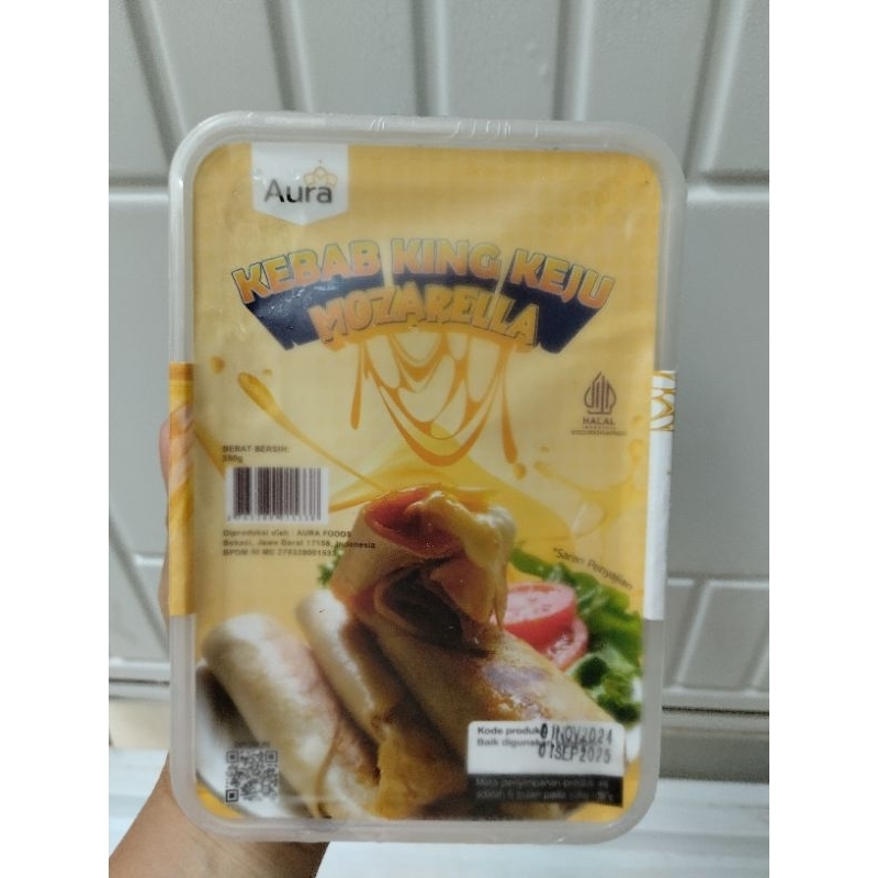 

Aura Kebab King Keju Mozarella isi 8 uk 350gr