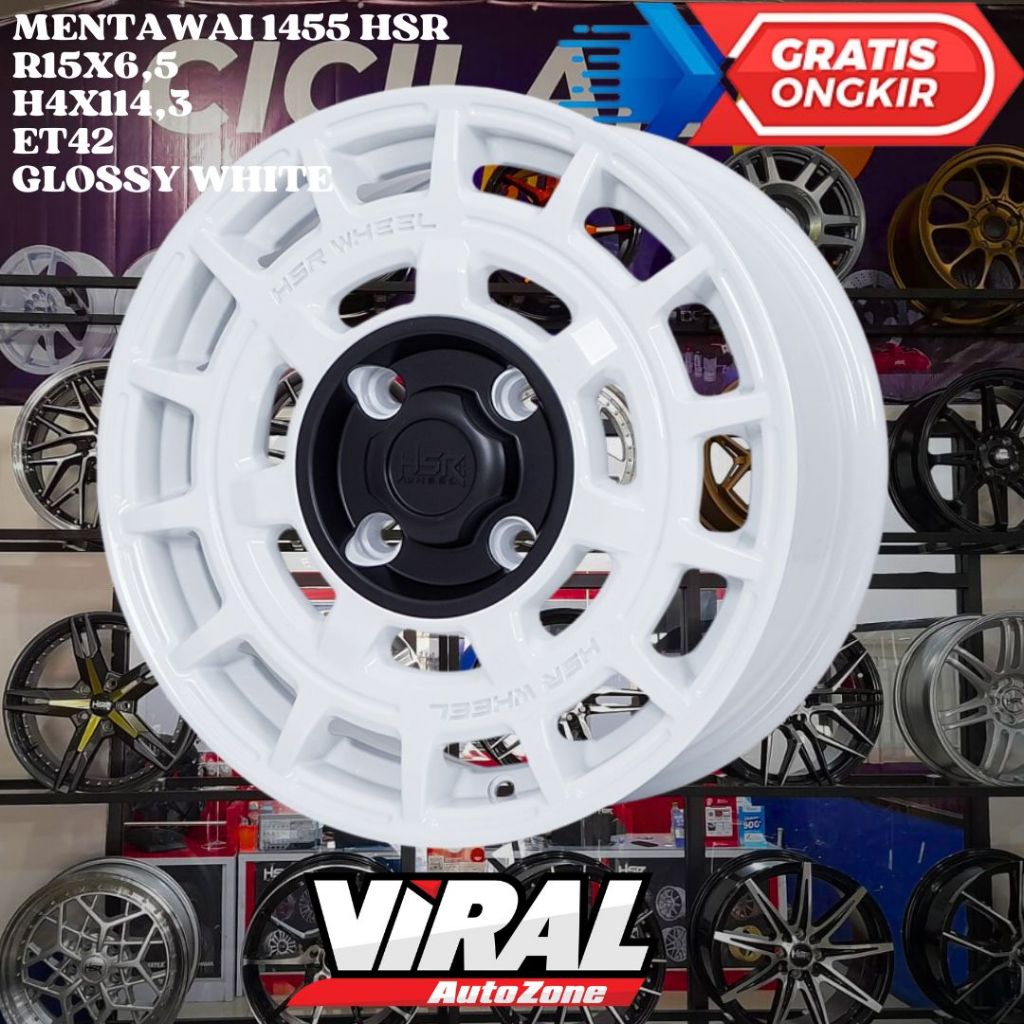 Velg Mobil Ring 15 HSR MENTAWAI R15 UNTUK EVALIA KIJANG CARENS MAESTRO