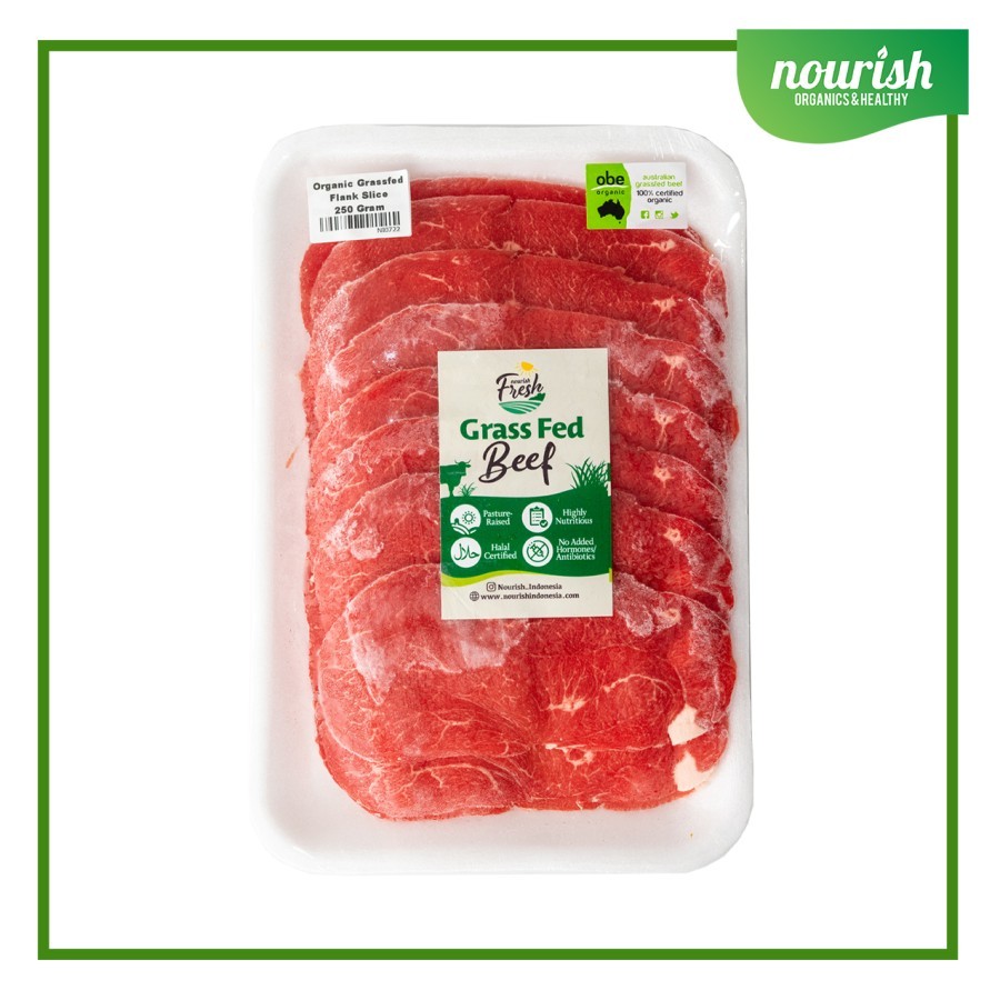 

Organic Grassfed Flank Slice 250 Gram