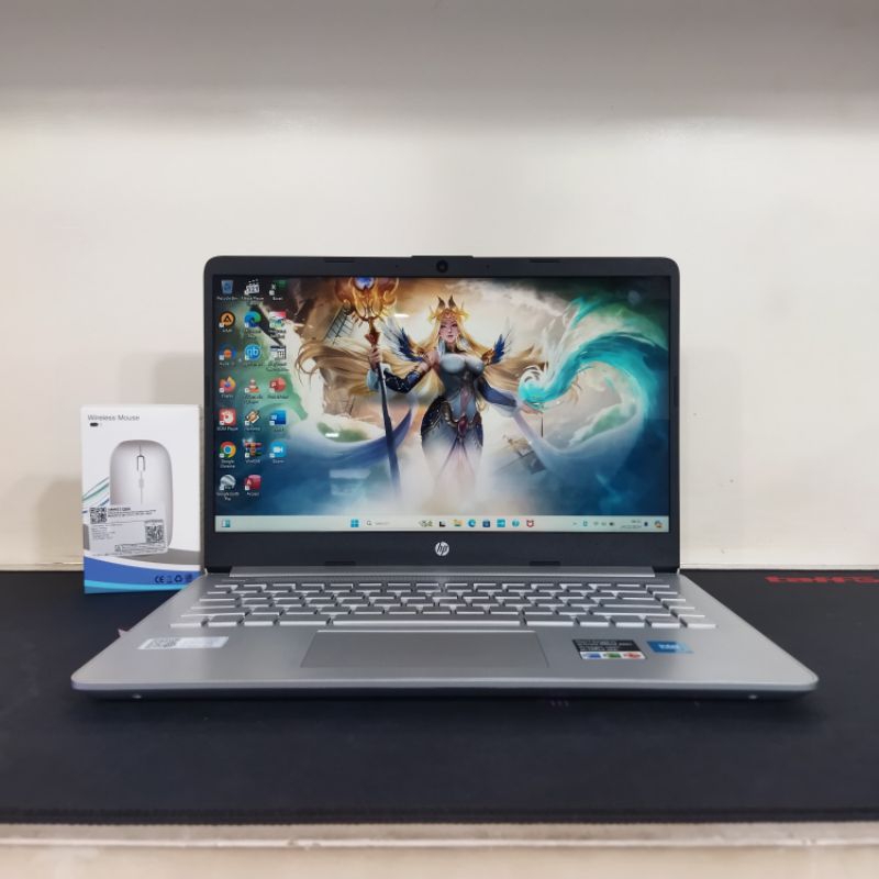 Laptop HP 14s-dq3110TU Intel Celeron N4500 Ram 8 Gb Ssd 256 Gb Win 11 Second Garansi Resmi