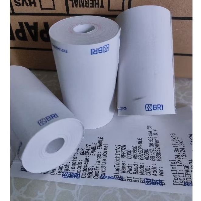

InJO Kertas Termal logo bri 57x30mm coreless 10 roll
