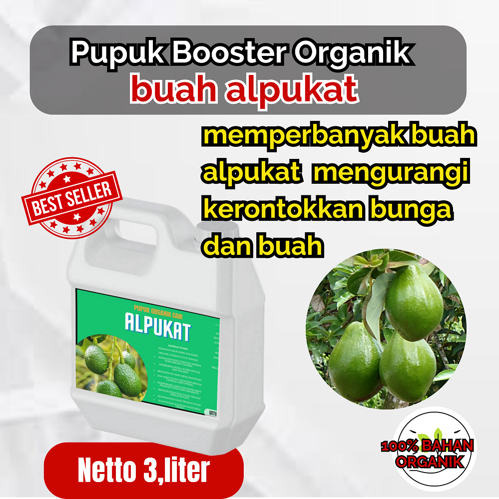 Pupuk Booster Cair Alpukat  Pupuk Alpukat Cepat Berbuah  Pupuk Pembesar Buah Alpukat ZPT Pelebat