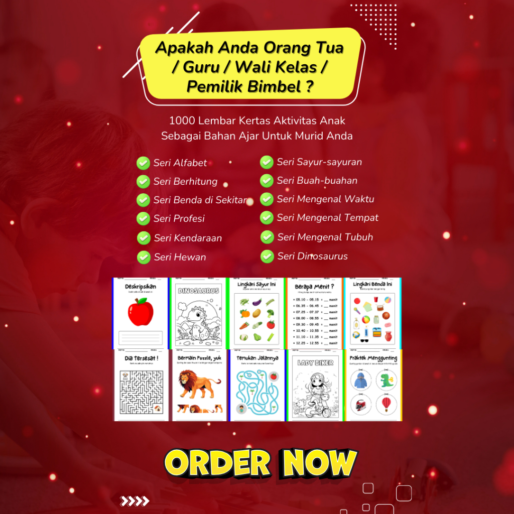 

[Bundling] Lembar aktivitas Berhitung Kreatif PDF