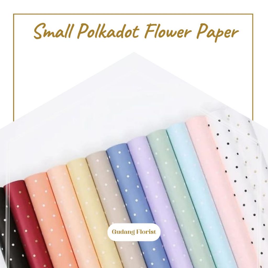 

SMALL POLKADOT FLOWER PAPER