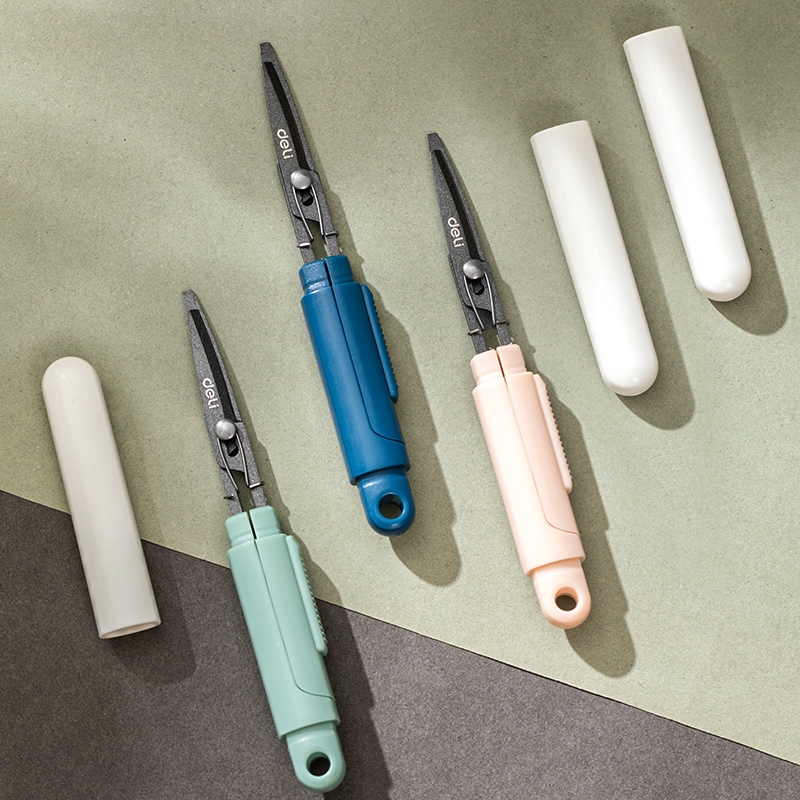

Deli Gunting Portable / Portable Scissor Dual Fungsi EZ508