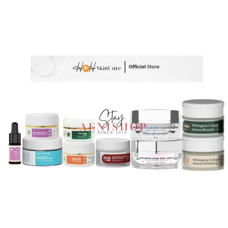 Cream Flek hnh skincare Advanced glow night cream h&h skincare dr Kamila jaidi